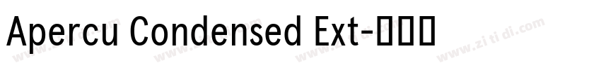 Apercu Condensed Ext字体转换
